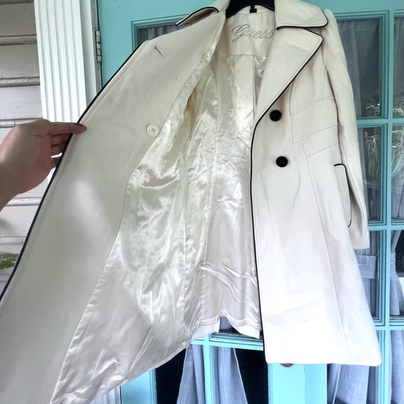 = NEW! GUESS Beautiful Wool Winter Coat Sz Small - Picture 3 of 5